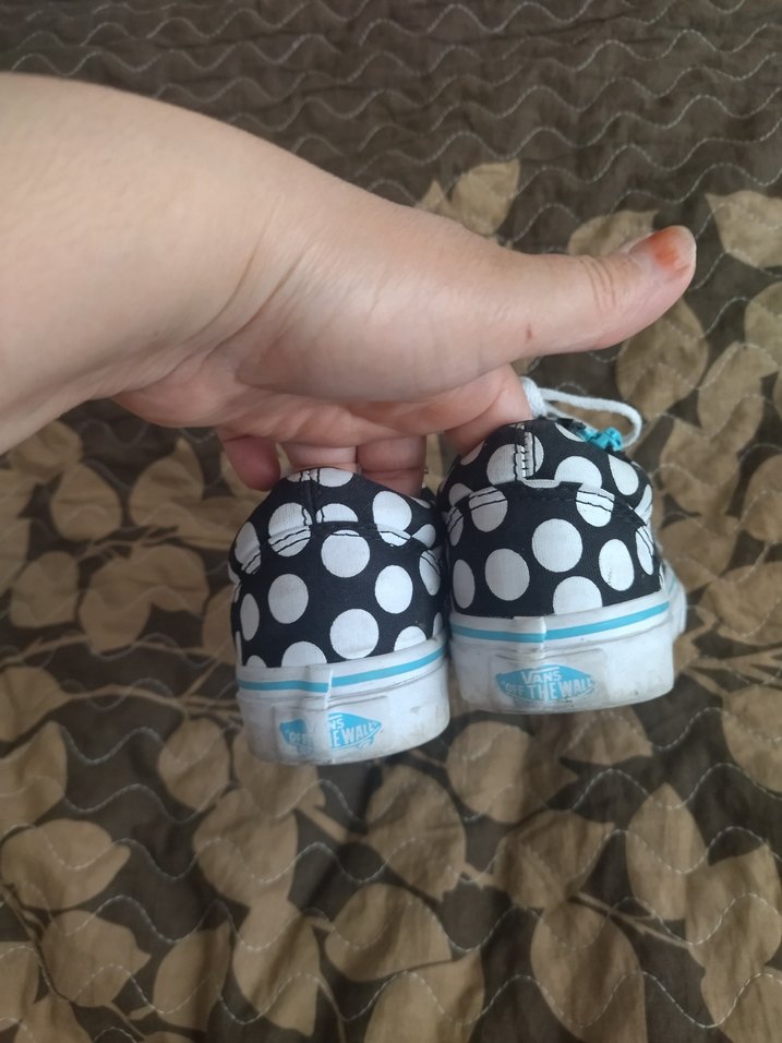 Vans Beyaz Puantiyeli Kız çocuk Spor Ayakkabı - Görsel 3