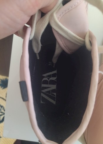 ZARA Pembe Bağcıklı Kadın Spor Ayakkabı - Görsel 5