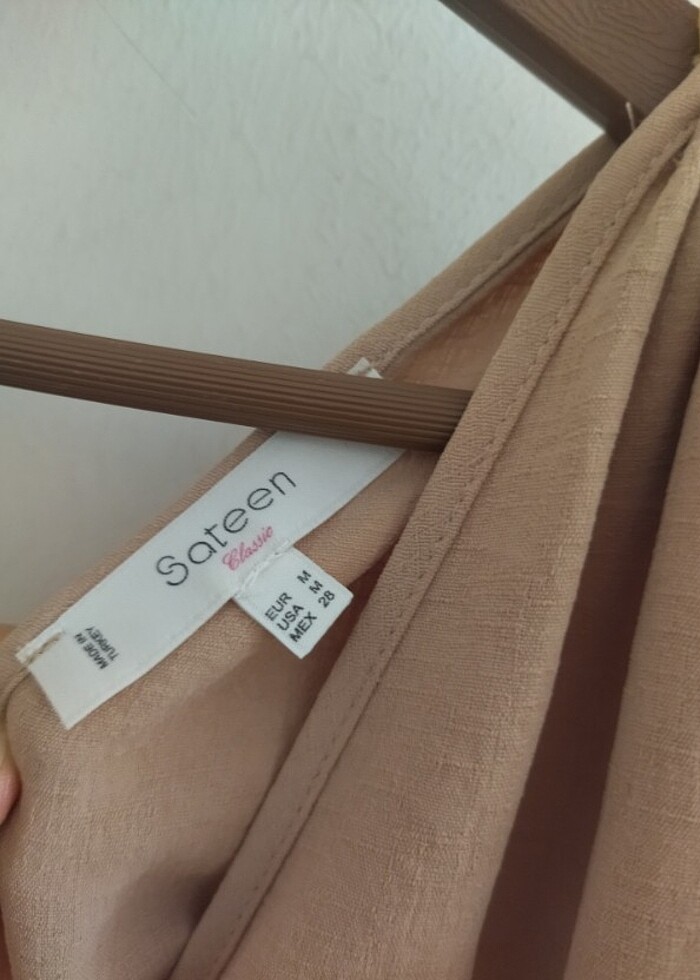 Sateen kadın tulum - Görsel 3