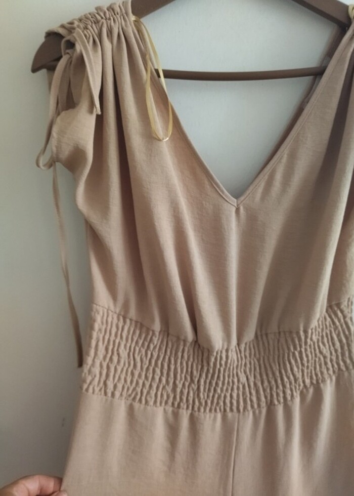 Sateen kadın tulum - Görsel 4