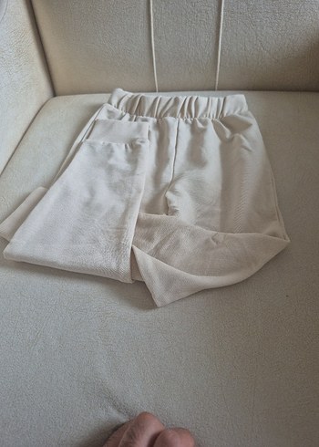 Bej Keten erkek eşofman - Görsel 4