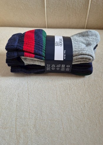 Erkek Çok Renkli Mini Çorap - Görsel 13