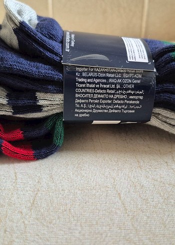 Erkek Çok Renkli Mini Çorap - Görsel 12