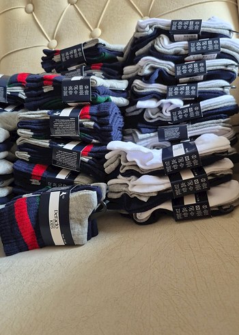 Erkek Çok Renkli Mini Çorap - Görsel 5