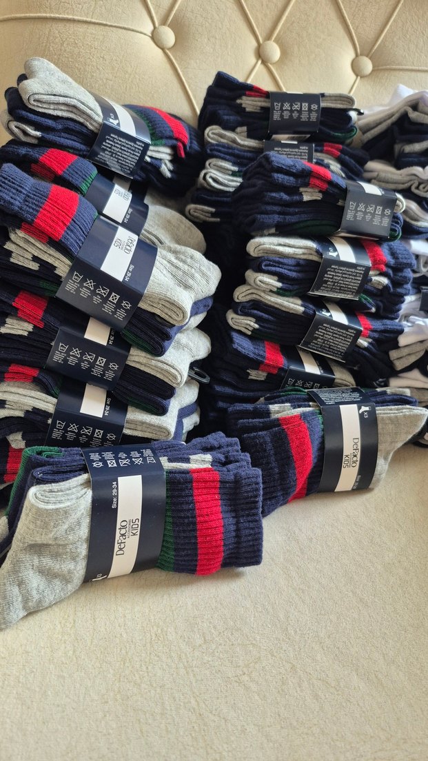 Erkek Çok Renkli Mini Çorap - Görsel 3