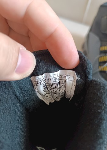 Gri Erkek Çocuk Spor Ayakkabı Velcro Bağcıklı - Görsel 2