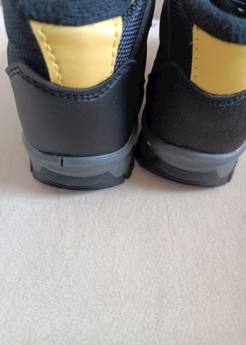 Gri Erkek Çocuk Spor Ayakkabı Velcro Bağcıklı - Görsel 6