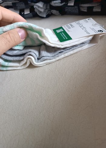 Erkek Çocuk Çok Renkli Desenli Çorap - Görsel 11