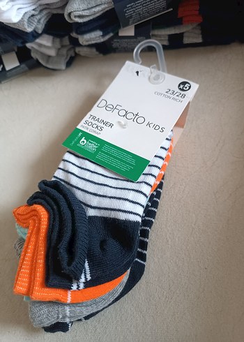 Erkek Çocuk Çok Renkli Desenli Çorap - Görsel 10