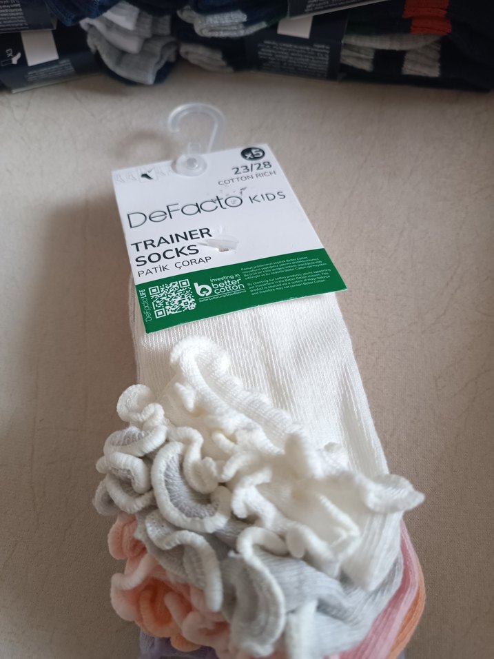 Erkek Çocuk Çok Renkli Desenli Çorap - Görsel 5