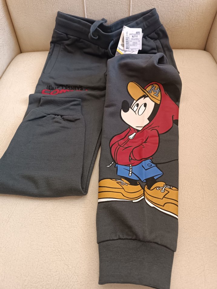 Erkek Çocuk Baskılı Gri Eşofman Altı - Görsel 2