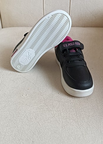 26 Beden U.S. Polo Assn. Pembe Detaylı kız Çocuk Spor Ayakkabı