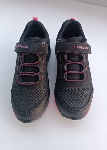 Kız Çocuk Pembe Biker Spor Ayakkabı Velcro