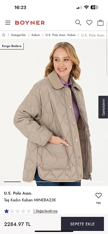 U.S Polo Assn. Kapitone mont