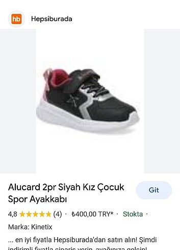 Kinetix Alucard Kız Çocuk Spor Ayakkabı 