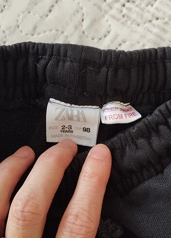 24-36 Ay Beden siyah Renk Zara çocuk eşofman altı