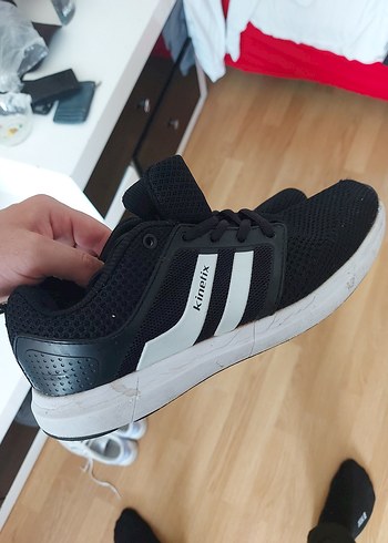 37 Beden Siyah kinetitiks spor ayakabi