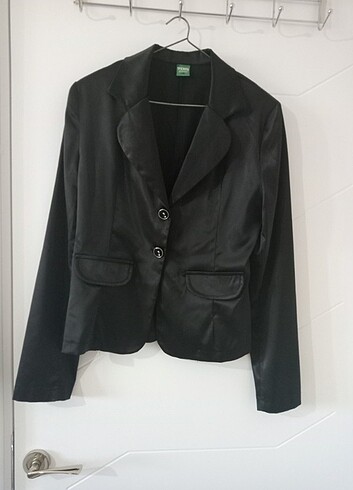 Saten blazer ceket