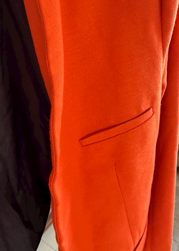 Kırmızı Düğmeli Kadın Blazer Ceket - Görsel 3