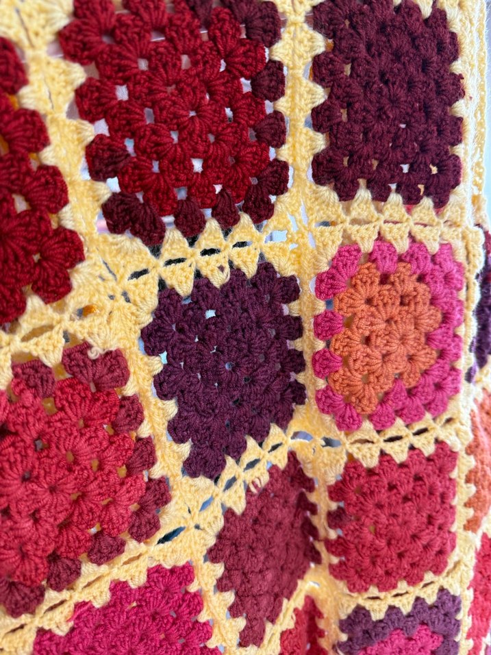 Bohem Çok Renkli Örgü Kadın Yelek - Görsel 2