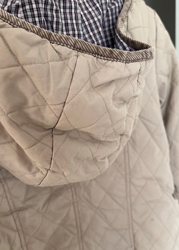 Bej Düğmeli Kadın Ceket - Görsel 3