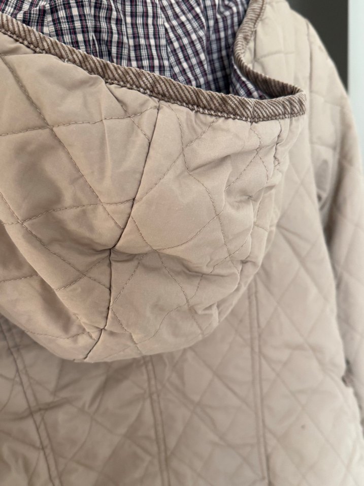 Bej Düğmeli Kadın Ceket - Görsel 3