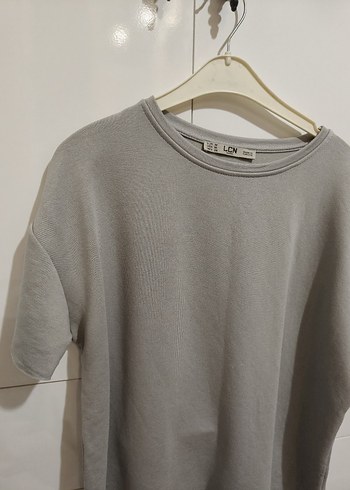 Gri Salaş Kadın Tişört - Görsel 2