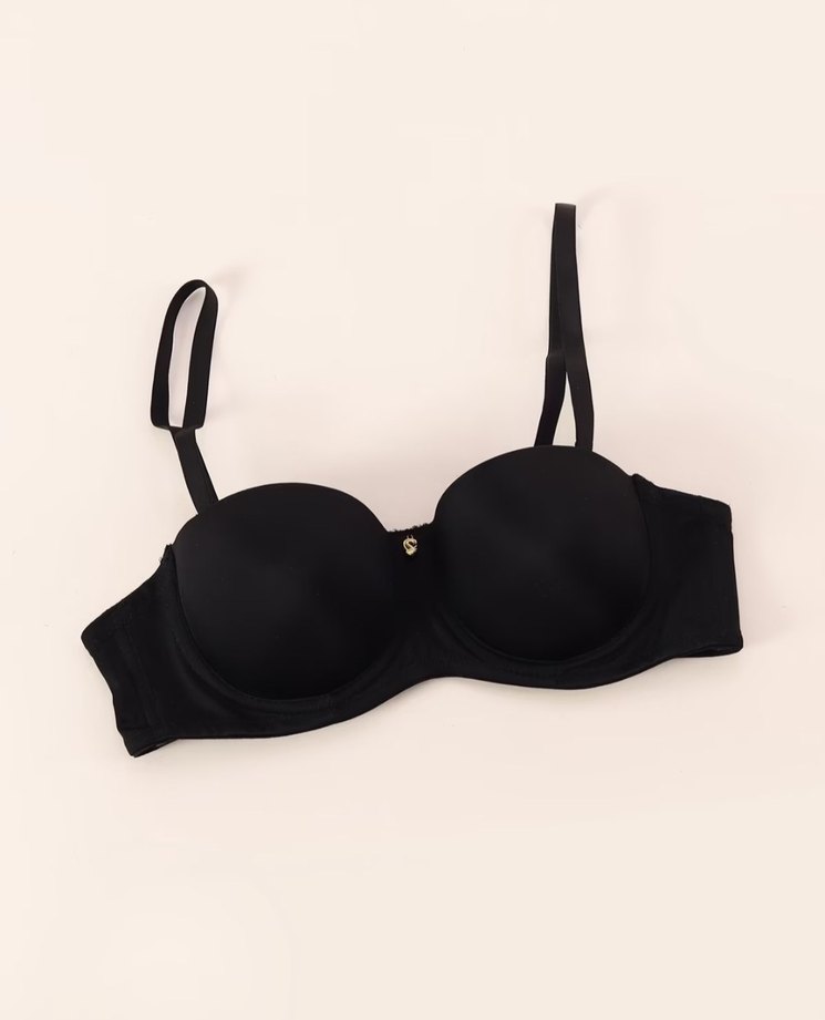 Siyah Straplez Sütyen - Görsel 2