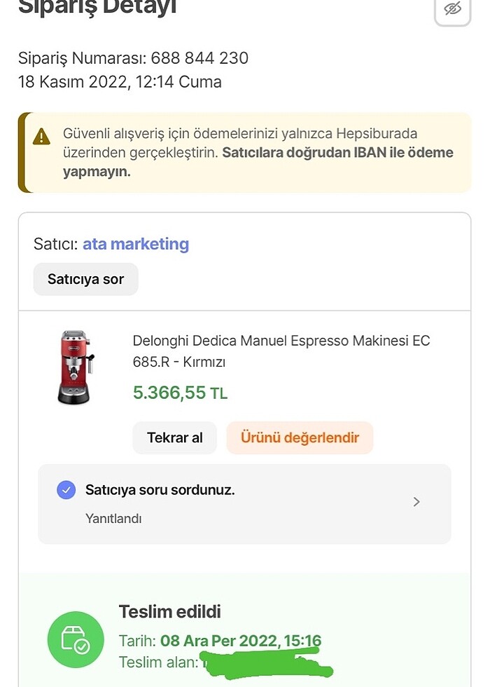 Delonghi kahve makinesi - Görsel 3