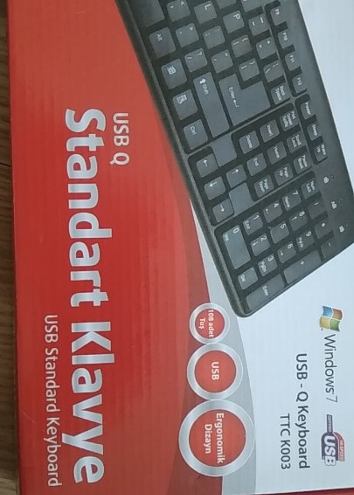 T.tec kablolu q klavye - Görsel 2