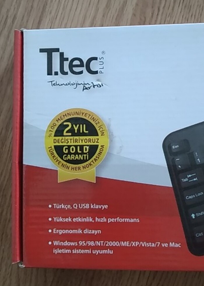 T.tec kablolu q klavye - Görsel 3