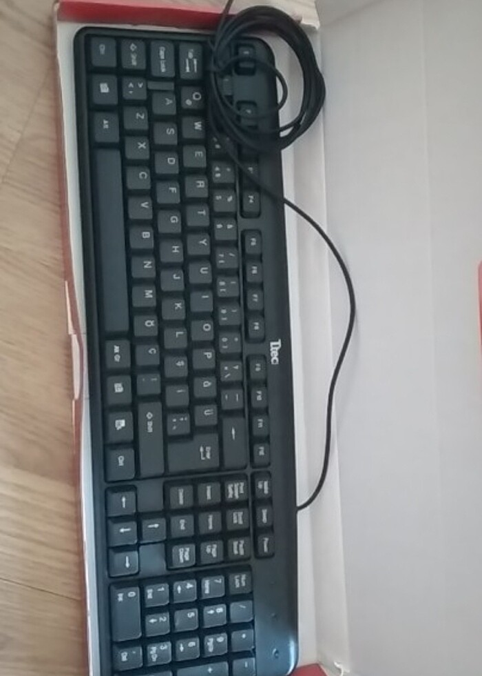 T.tec kablolu q klavye - Görsel 4
