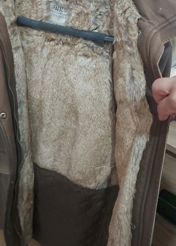 Kürklü Kahverengi Süet Kadın Ceket - Görsel 2