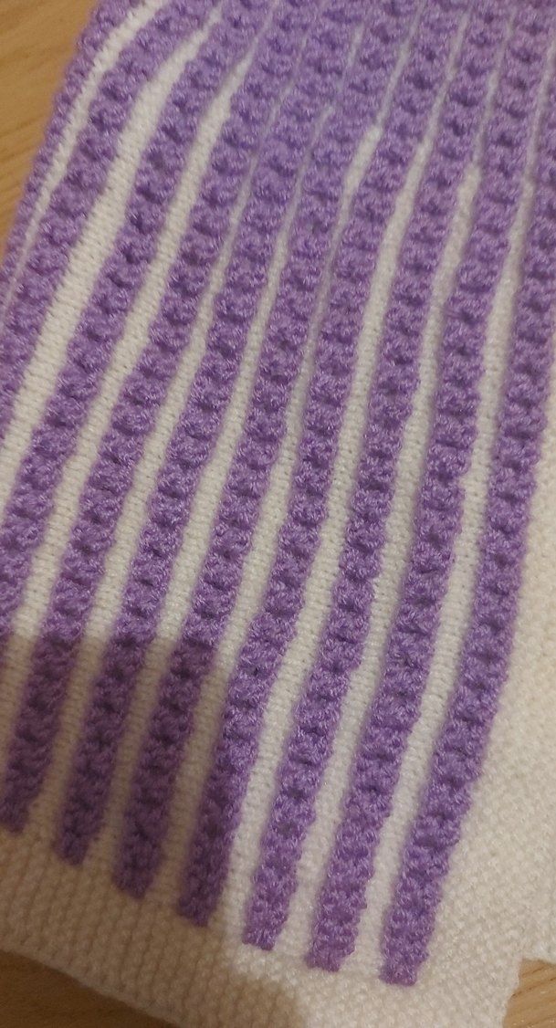 Kız Çocuk Lila Örgü Kolsuz Hırka - Görsel 3