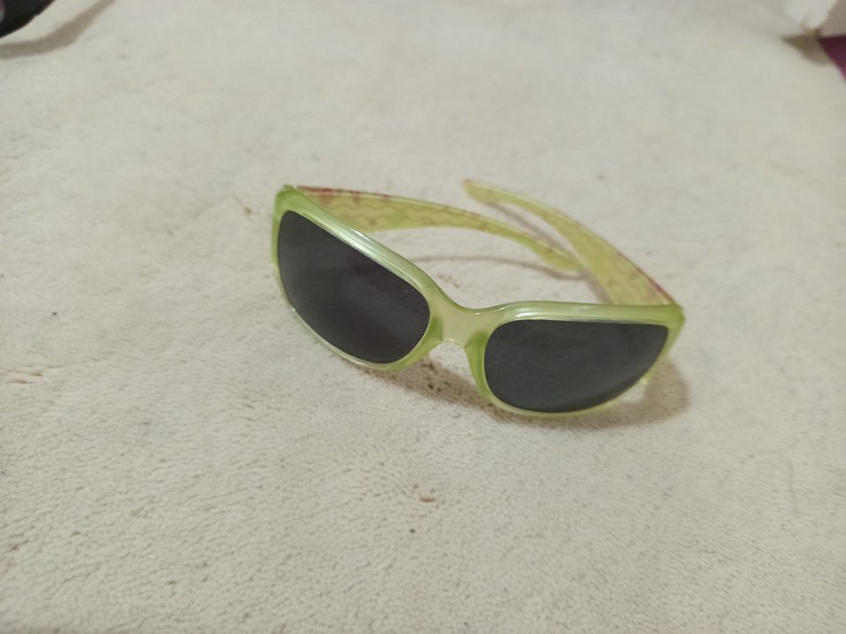 Yeşil Transparan çocuk Güneş Gözlüğü - Görsel 4