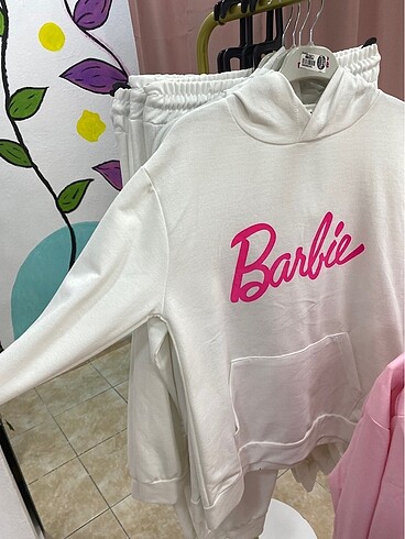 Barbie Eşofman takım beyaz - Görsel 3