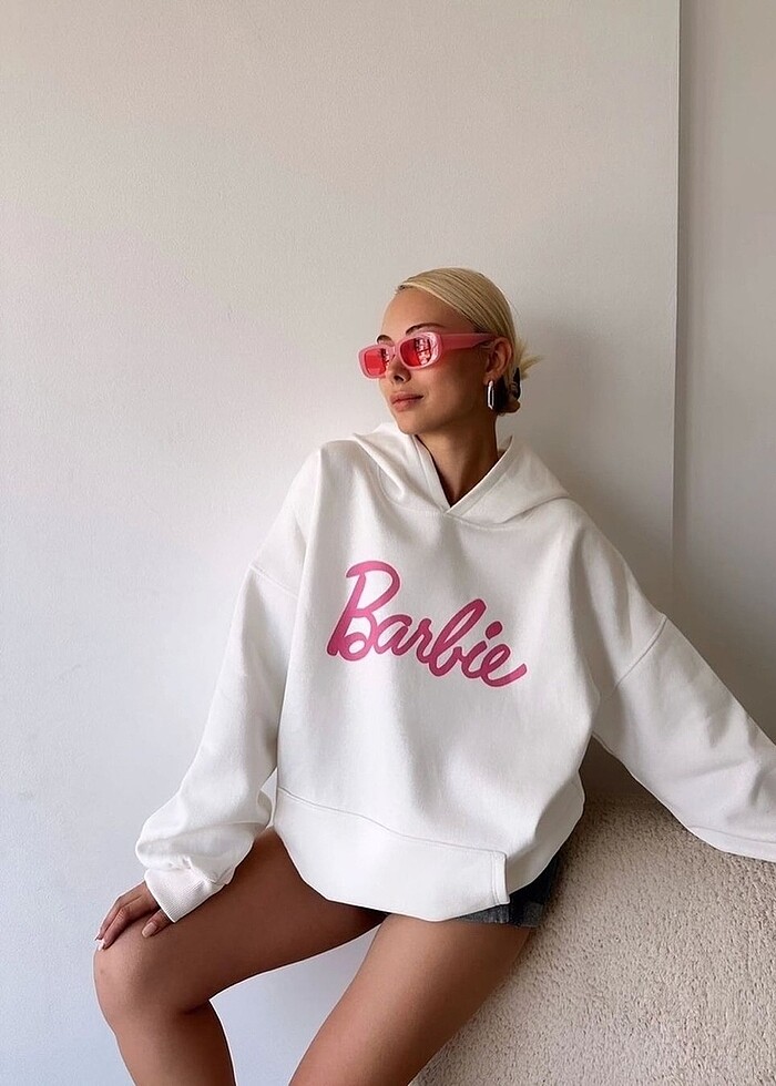 Barbie eşofman takımı beyaz - Görsel 2