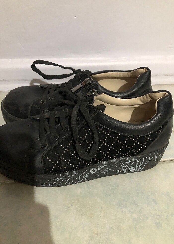 Kız Çocuk Gerçek Deri Günlük Ayakkabı - Görsel 2