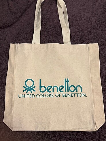 BENETTON KANVAS ÇANTA