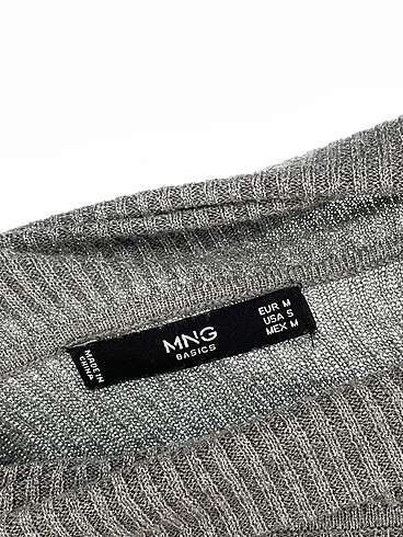 m Beden gri Renk Mango Kazak / Triko %70 İndirimli.