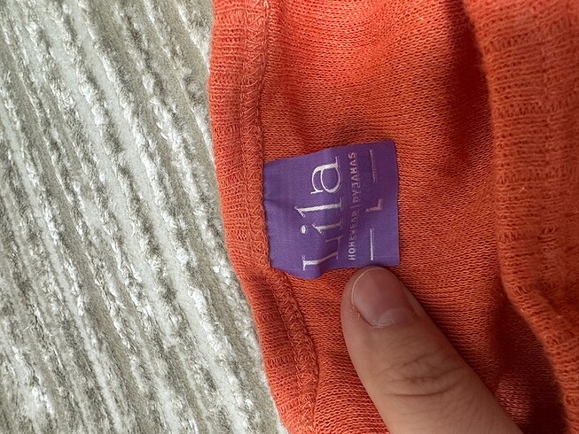 l Beden Turuncu pijama takımı