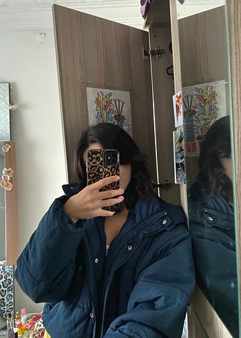 s Beden lacivert Renk Crop mont