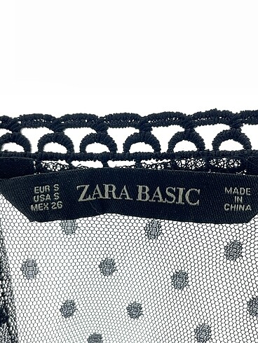 s Beden siyah Renk Zara Bluz %70 İndirimli.