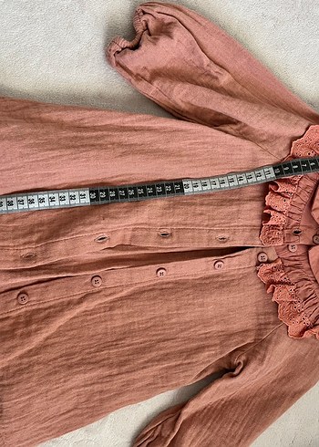 LC Waikiki LCW Keten Kumaşlı Pembe Elbise