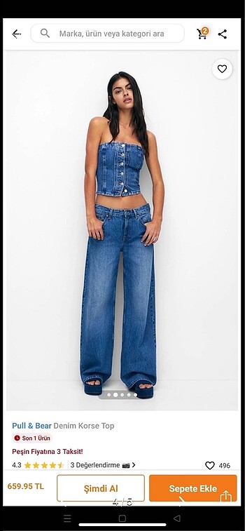 Pull and Bear Pull&bear kot büstiyer