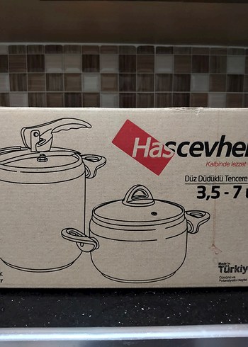 Hascevher 3,5-7 L Düz Düdüklü Tencere
