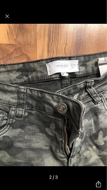 Mango kamuflaj jean - Görsel 2