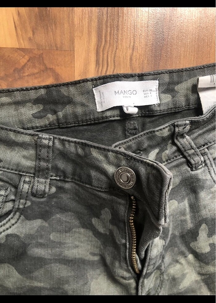 Mango kamuflaj jean - Görsel 2