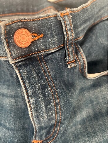Mango Mango etiketi kesik flare jean
