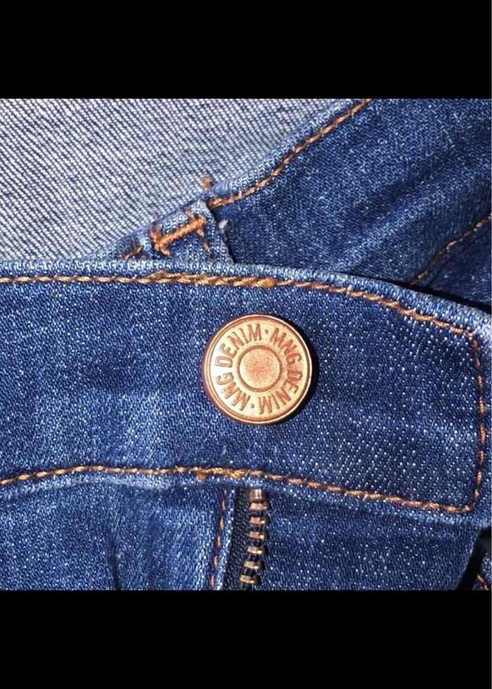 Mango etiketi kesik flare jean - Görsel 4